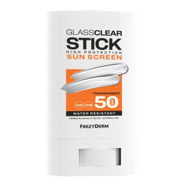 Frezyderm GlassClear Sun Screen, Διάφανο Αντηλιακό Stick Προσώπου SPF50+ 20ml
