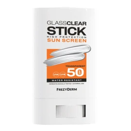 Frezyderm GlassClear Sun Screen, прозрачен слънцезащитен стик за лице SPF50+ 20 мл