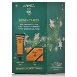 Apivita XMAS 2026 PROMO Honey Caress με Hand Cream Εντατικής Ενυδάτωσης με Υαλουρονικό Οξύ & Μέλι 50ml & Σαπούνι με Μέλι & Βιολογικό Αιθέριο Έλαιο Λεβάντας 125g