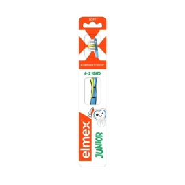 Детска четка за зъби Elmex Junior за деца от 6 до 12 години, синя