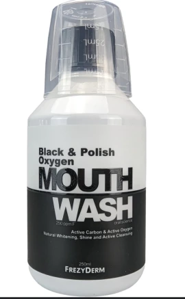 Frezyderm Black & Polish Oxygen перорален разтвор с активен кислород и активен въглен 250 мл