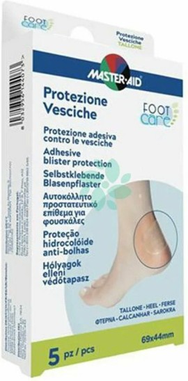 Master Aid Foot Care Προστατευτικά Επιθέματα για Φουσκάλες στη Φτέρνα 5τμχ