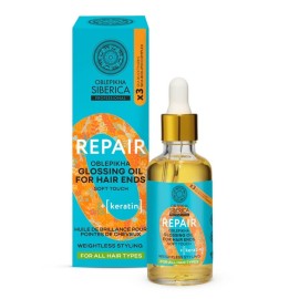 Natura Siberica Oblepikha Repair Glossing Oil Hair Ends Λάδι Αναδόμησης Τις Άκρες Μαλλιών 50ml