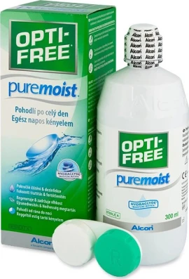 Разтвор за контактни лещи Alcon Opti-Free Pure Moisture 300 мл