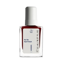 Korres No No Nail Polish 57 Wine Red Βερνίκι Νυχιών Μακράς Διαρκείας με Λάδι Αμυγδάλου 11ml