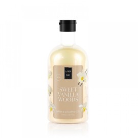 Lavish Care Bath & Shower Gel Sweet Vanilla Woods Αφρόλουτρο Σώματος Με Άρωμα Βανίλια & Σανδαλόξυλο 500ml