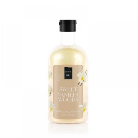 Душ гел Lavish Care Sweet Vanilla Woods с аромат на ванилия и сандалово дърво 500 мл