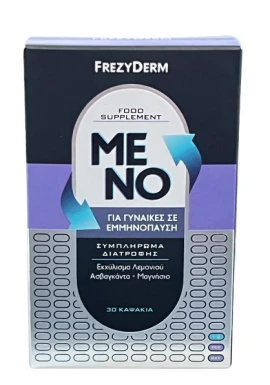 Хранителна добавка Frezyderm Meno за жени в менопауза 30 капсули