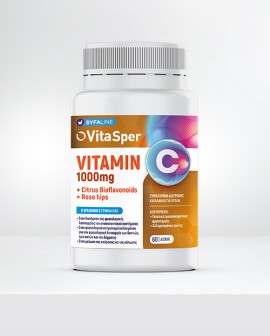 VitaSper Витамин C 1000 мг + Цитрусови биофлавоноиди + Шипка 60 таблетки