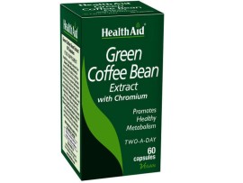 Health Aid Green Coffee Bean with Chronium Πράσινος Καφές με Χρώμιο 60caps
