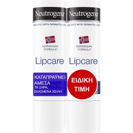 Neutrogena PROMO Norwegian Formula Lip Balm για Σκασμένα Χείλη 2 x 4.8gr