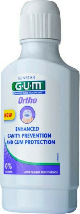 GUM Ortho Mouthrinse Στοματικό Διάλυμα 300ml