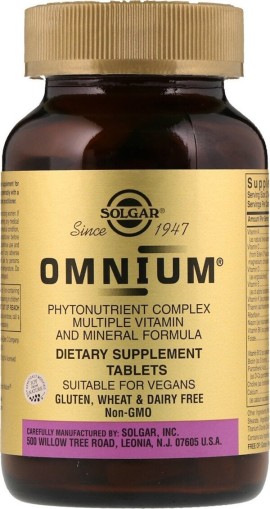 Solgar Omnium Πολυβιταμινούχος Φόρμουλα 90tabs