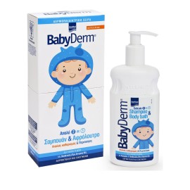 BabyDerm Shampoo & Body Bath Απαλός Καθαρισμός και Περιποίηση 300ml