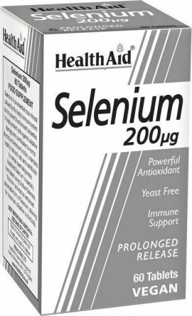 Health Aid Selenium, Σελήνιο 200μg 60tabs