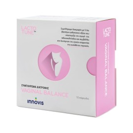 Lactotune Vaginal Balance Συμπλήρωμα Διατροφής για τη Διατήρηση της Ισορροπίας του Κόλπου 10x350mg caps