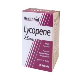 Health Aid Lycopene, Λυκοπένιο για Αντιοξειδωτική Προστασία & Υποστήριξη του Προστάτη 30tabs