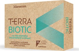 Genecom Terra Biotic Προβιοτικά με Πρεβιοτικά 10caps