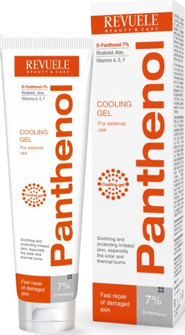 Revuele Panthenol Cooling Gel Δροσιστικό και Καταπραϋντικό Τζελ για Πρόσωπο και Σώμα 75ml