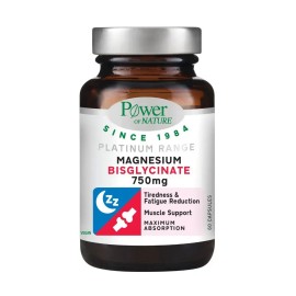 Power of Nature Platinum Range Magnesium Bisglycinate 750mg 60caps