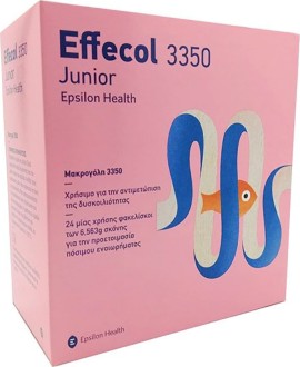 Effecol 3350 Junior Για την Αντιμετώπιση της Δυσκοιλιότητας σε Παιδιά 24φακελίσκοι