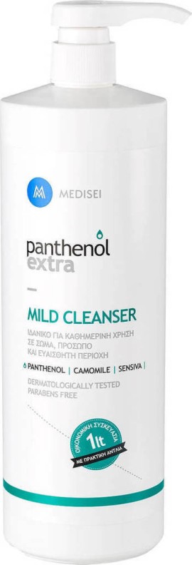 Panthenol Extra Mild Cleanser Αφρόλουτρο για Σώμα Πρόσωπο & Ευαίσθητη Περιοχή 1000ml