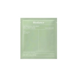 Biodance Refreashing Sea Kelp Real Deep Mask, Αναζωογονητική Μάσκα Βαθιάς Δράσης με θαλάσσια Φύκια - Μάσκα προσώπου υδρογέλης 1τμχ