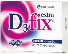 D3 фикс Екстра 2000i.u. 60 таблетки