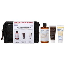 Korres PROMO 2025 Μen Care Athenian Grooming με Bergamot & Leather Άρωμα 100ml & Αντιγηραντική Κρέμα Προσώπου & Ματιών 20ml & Gel Καθαρισμού Για Πρόσωπο & Γένια 20ml