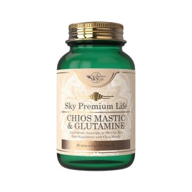 Sky Premium Life Mastic & Glutamine Συμπλήρωμα με Μαστίχα & Γλουταμίνη 60caps