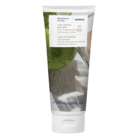 Korres Ginger Lime Body Milk, Γαλάκτωμα Σώματος Μοσχολέμονο Τζίντζερ 200ml