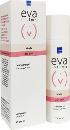 Intermed Eva Intima Vagil Sex Life Lubricant Gel Λιπαντικό Κόλπου 75ml