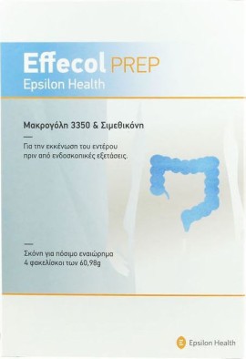 Epsilon Health Effecol Prep 3350 για την Εκκένωση του Εντέρου 4 φακελίσκοι