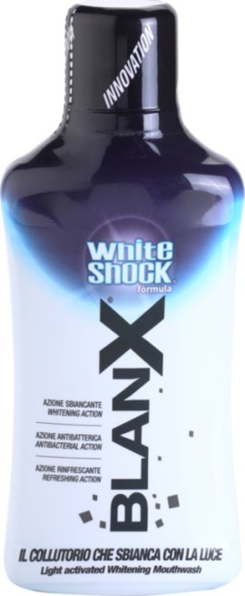 Blanx White Shock Mouthwash Στοματικό Διάλυμα Λεύκανσης 500ml