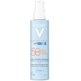 Vichy Capital Soleil UV Aqua Sunscreen Spray SPF50 Αντηλιακό Σπρέι Γαλάκτωμα Σώματος, 200ml