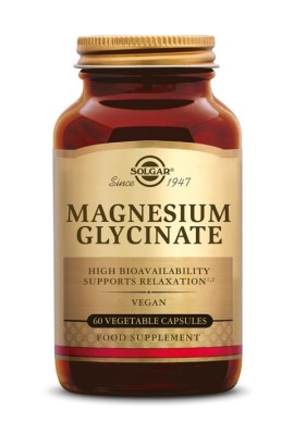 Solgar Magnesium Glycinate, Δισγλυκινικό Μαγνήσιο 60caps