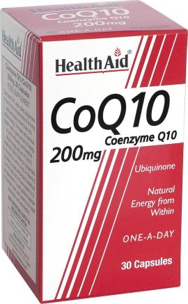 Health Aid Co-Q-10, Συνένζυμο Q10 200mg 30caps