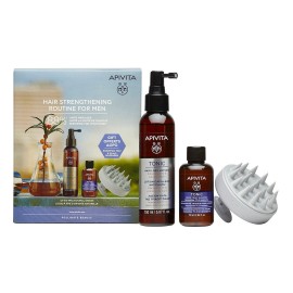 Apivita PROMO κατά της Τριχόπτωσης με Men Hair Tonic Hair Loss Lotion 150ml & ΔΩΡΟ Mens Tonic Shampoo 75ml & Scalp Massager 1τμχ