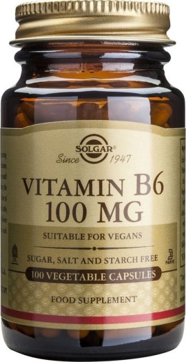Solgar Vitamin B6 100mg 100caps