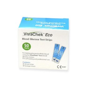 VivaChek Eco Blood Glucose Test Strips Tαινίες Μέτρησης Γλυκόζης Αίματος 50τμχ