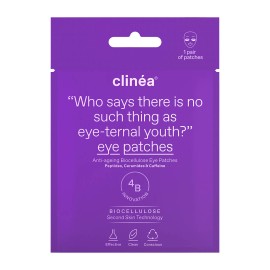 Clinea Αντιγηραντικά Patches Ματιών Anti-Ageing Biocellulose Eye Patche, 1 ζευγάρι