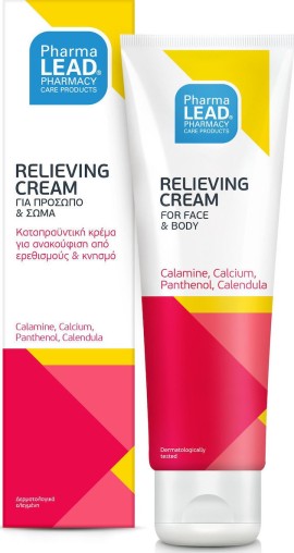 PharmaLead Relieving Cream Καταπραϋντική Κρέμα με Καλαμίνη για Ανακούφιση από Ερεθισμούς & Κνησμό 100ml