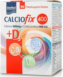 Calciofix Ασβέστιο 600mg & D3 400iu 90tabs