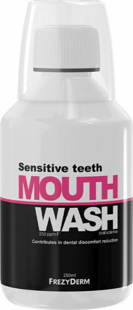Frezyderm Sensitive Teeth Mouthwash Στοματικό Διάλυμα για Ευαίσθητα Δόντια 250ml