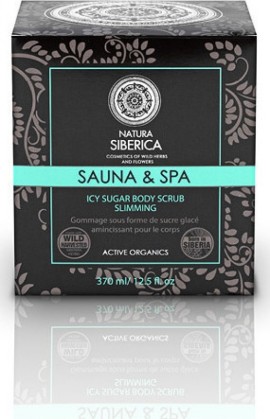 Natura Siberica Sauna & Spa Icy Sugar Body Scrub Απολεπιστικό Σώματος για Σύσφιξη και Αδυνάτισμα 370ml