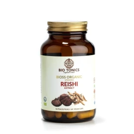 Bio Tonics Bioss Органичен екстракт от Рейши, Ганодерма 350 мг 60 растителни капсули