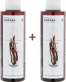 Korres Licorice & Urtica Σαμπουάν για Λιπαρά Μαλλιά με Γλύκυρριζα και Τσουκνίδα 1+1 ΔΩΡΟ 2x250ml