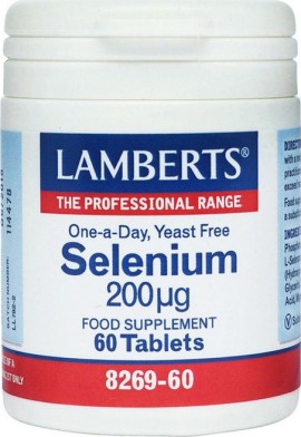 Lamberts Selenium 200mg 60tabs