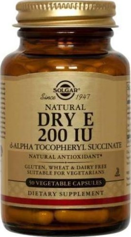 Solgar Dry Vitamin E 200iu 50caps