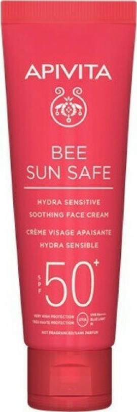 Apivita Bee Sun Safe Hydra Sensitive Soothing Face Cream SPF50 50ml